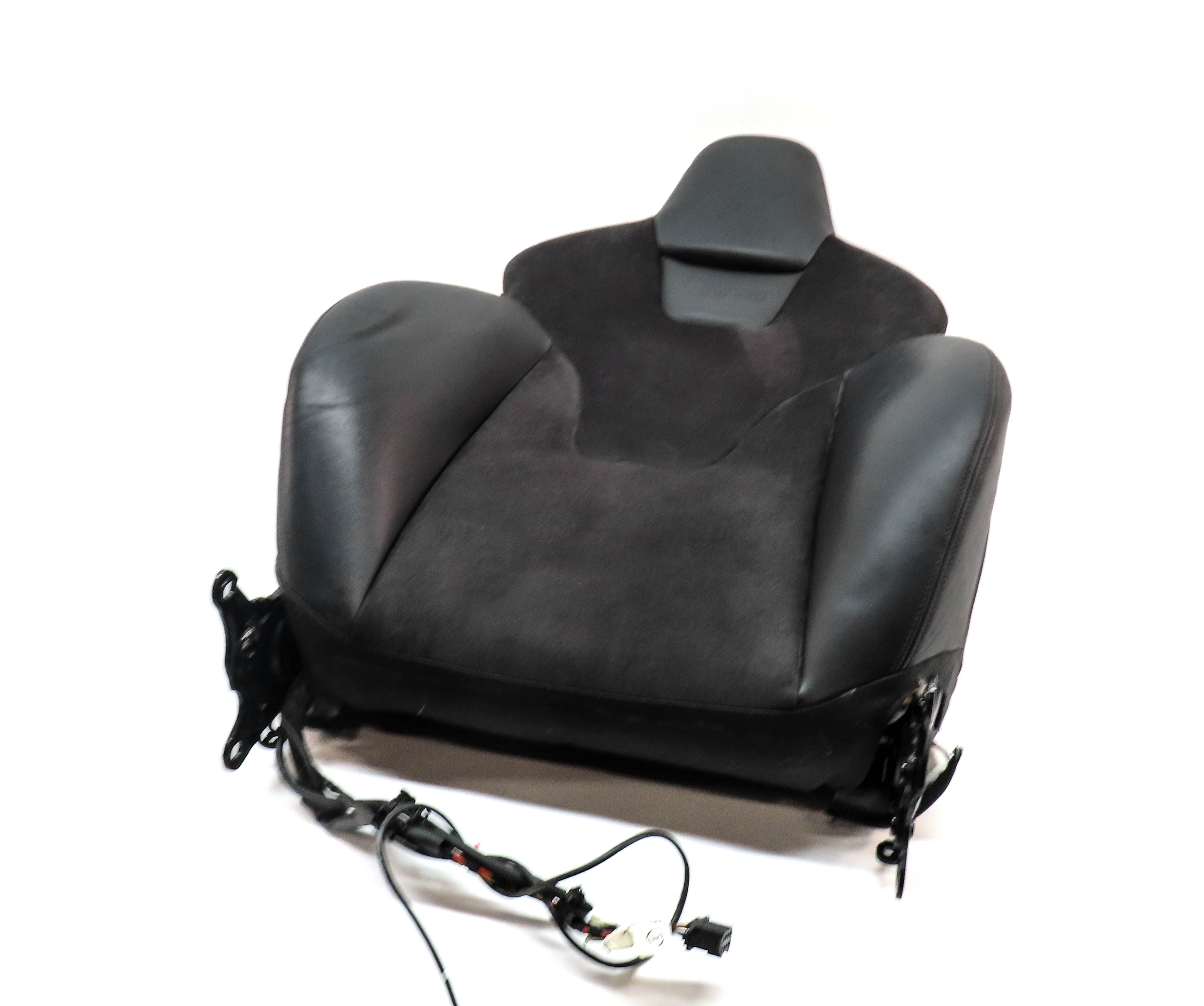 13 AUDI S4 B8 8K FRONT RIGHT PASSENGER UPPER SPORT MEMORY HEAT SEAT BACK (Black) — exact item pictured